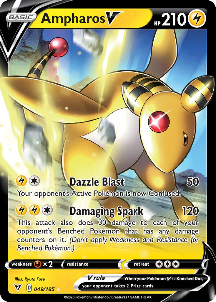 Vivid Voltage 049 Ampharos V
