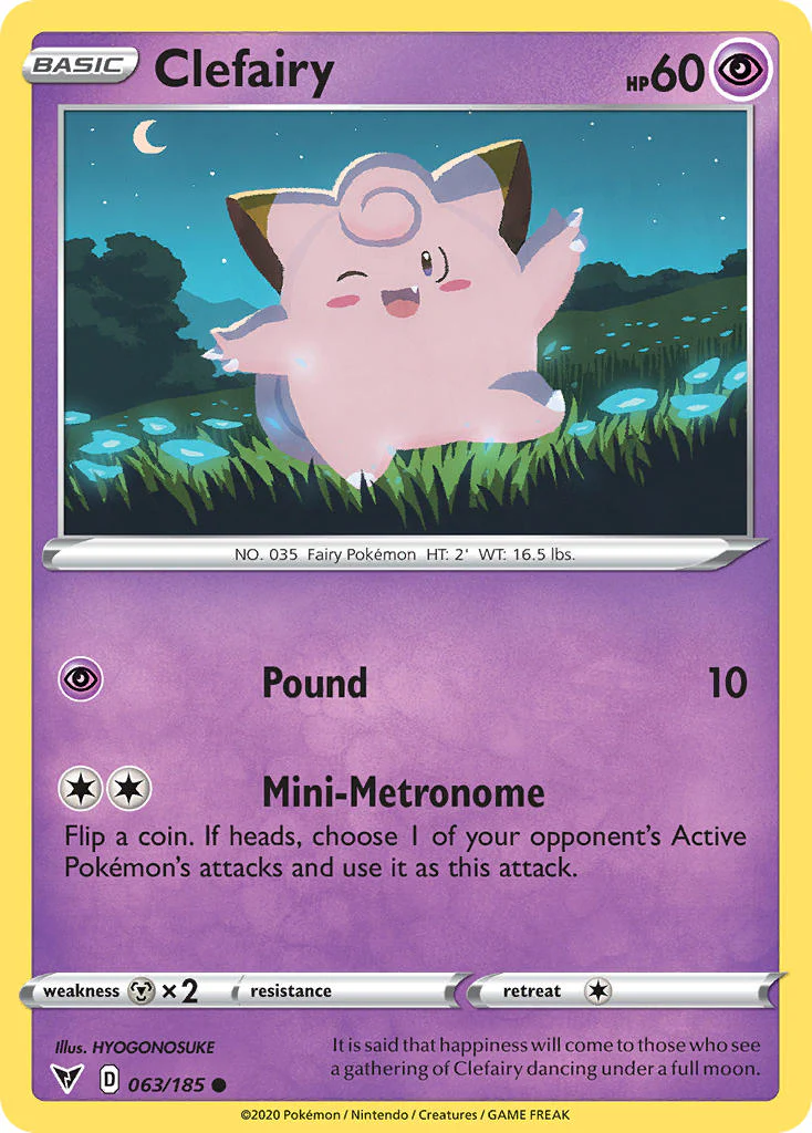 Vivid Voltage 063 Clefairy