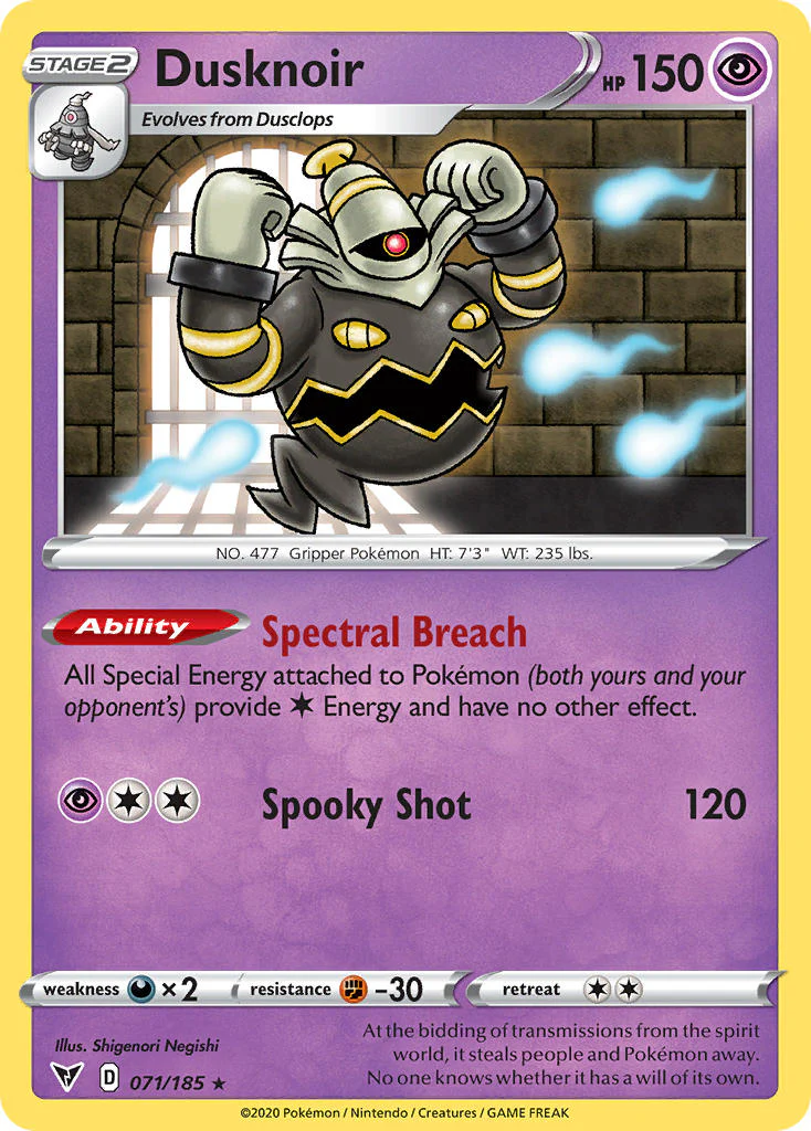 Vivid Voltage 071 Dusknoir