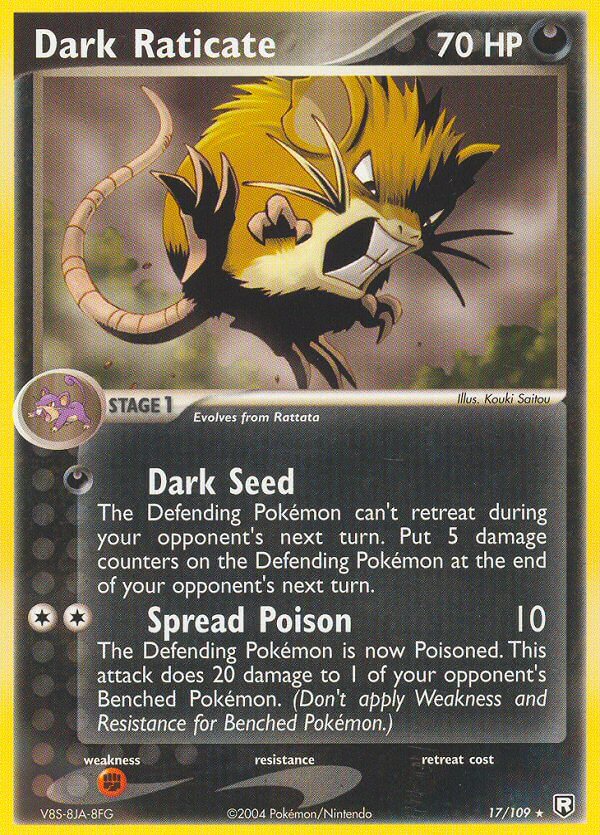 Team Rocket Returns 017 Dark Raticate