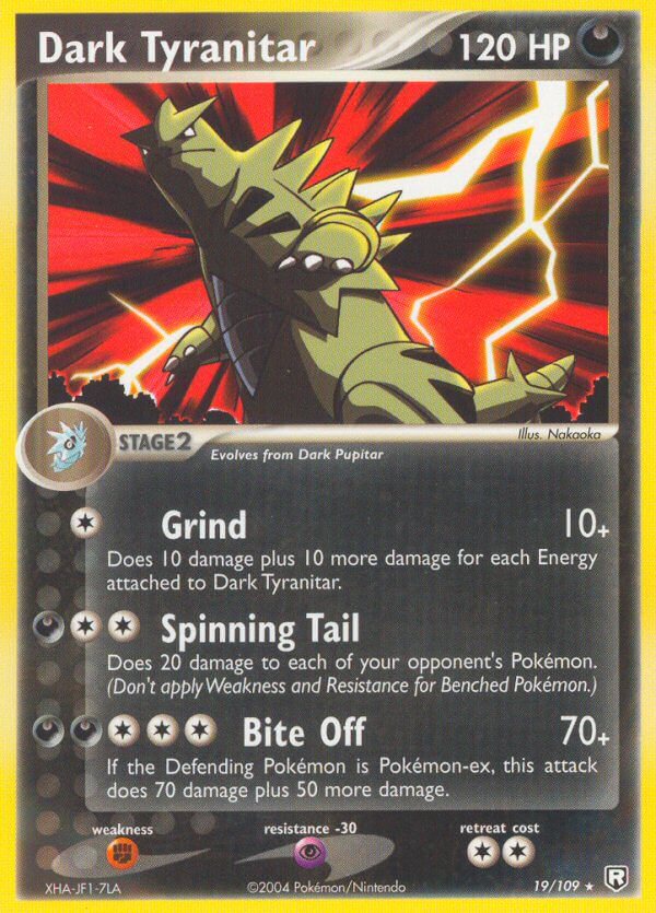 Team Rocket Returns 019 Dark Tyranitar