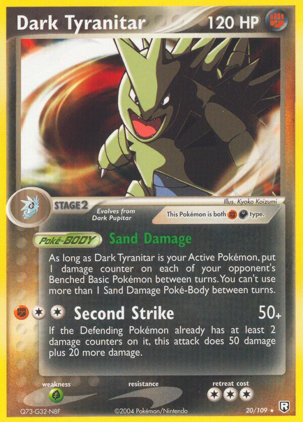 Team Rocket Returns 020 Dark Tyranitar