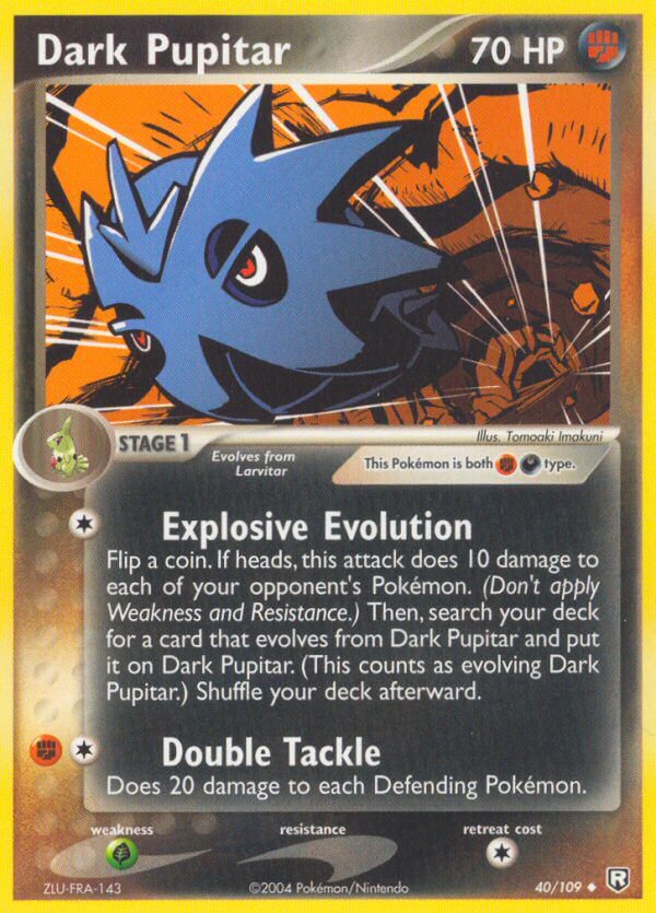 Team Rocket Returns 040 Dark Pupitar