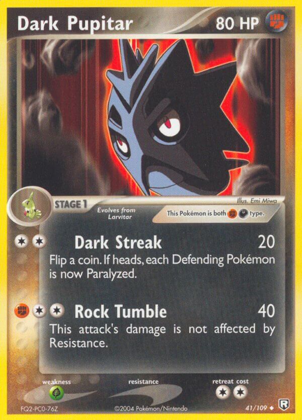 Team Rocket Returns 041 Dark Pupitar