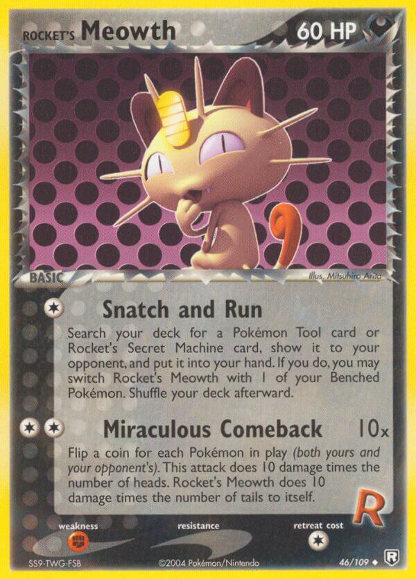 Team Rocket Returns 046 Rocket's Meowth