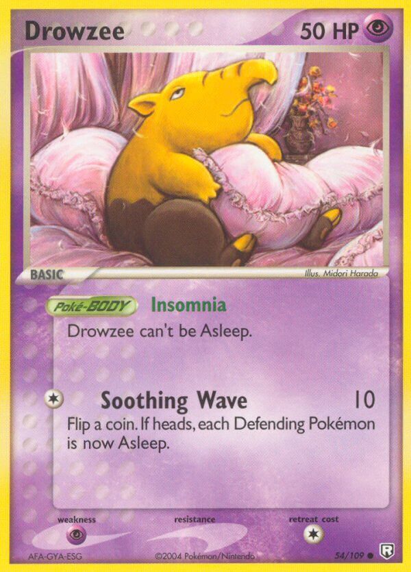 Team Rocket Returns 054 Drowzee