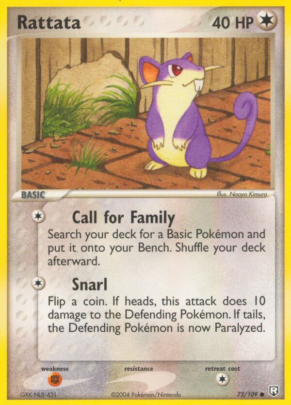 Team Rocket Returns 072 Rattata