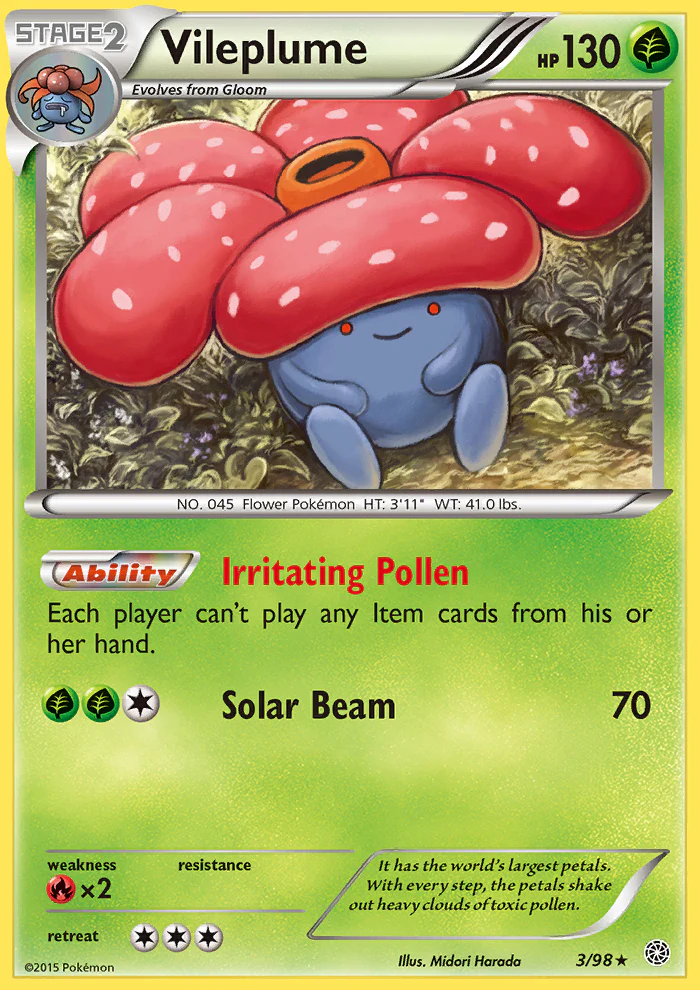 Ancient Origins 003 Vileplume