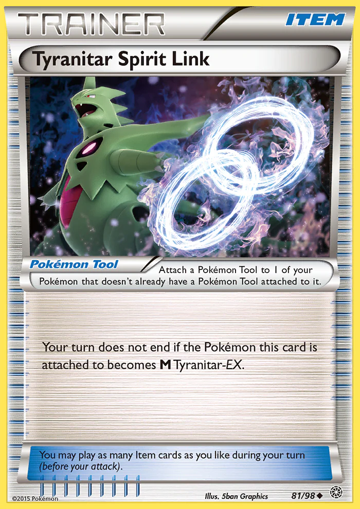 Ancient Origins 081 Tyranitar Spirit Link