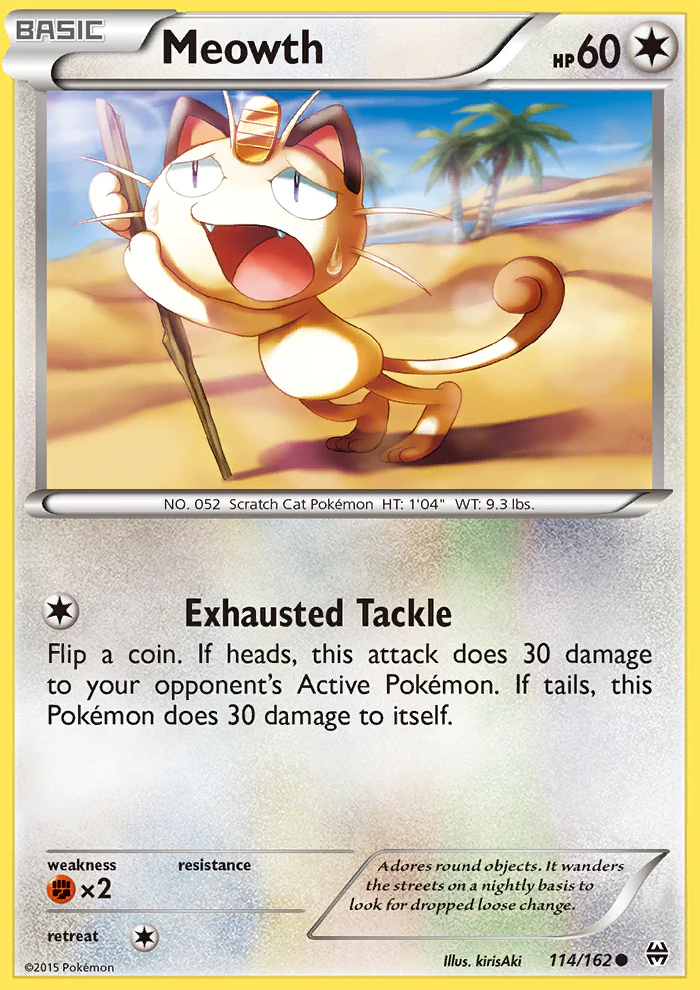 Breakthrough 114 Meowth