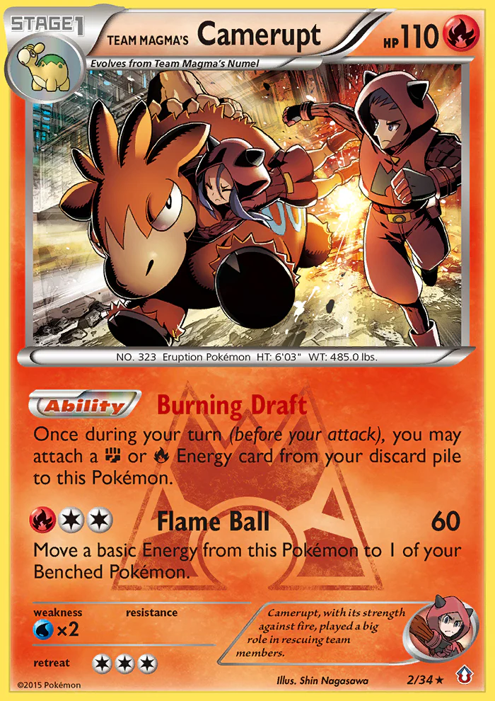 Double Crisis 002 Team Magma's Camerupt