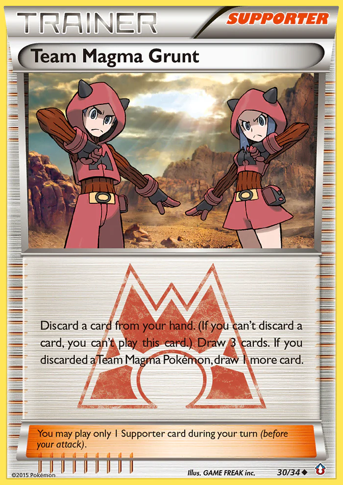 Double Crisis 030 Team Magma Grunt