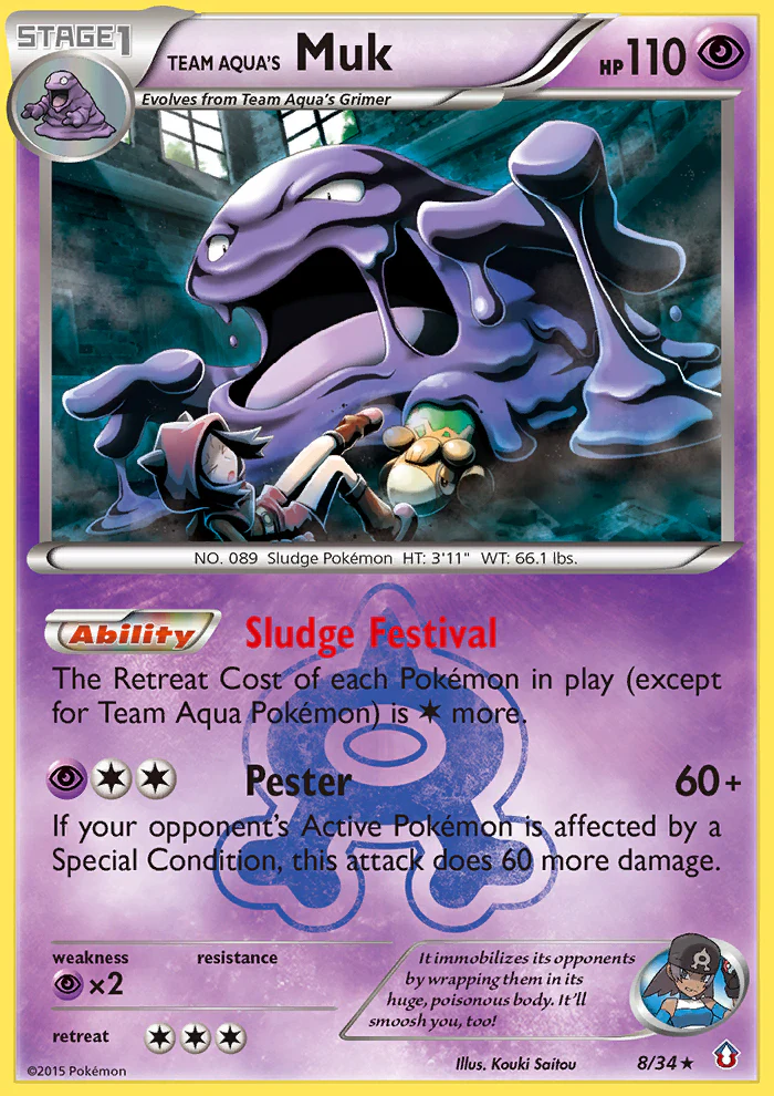 Double Crisis 008 Team Aqua's Muk
