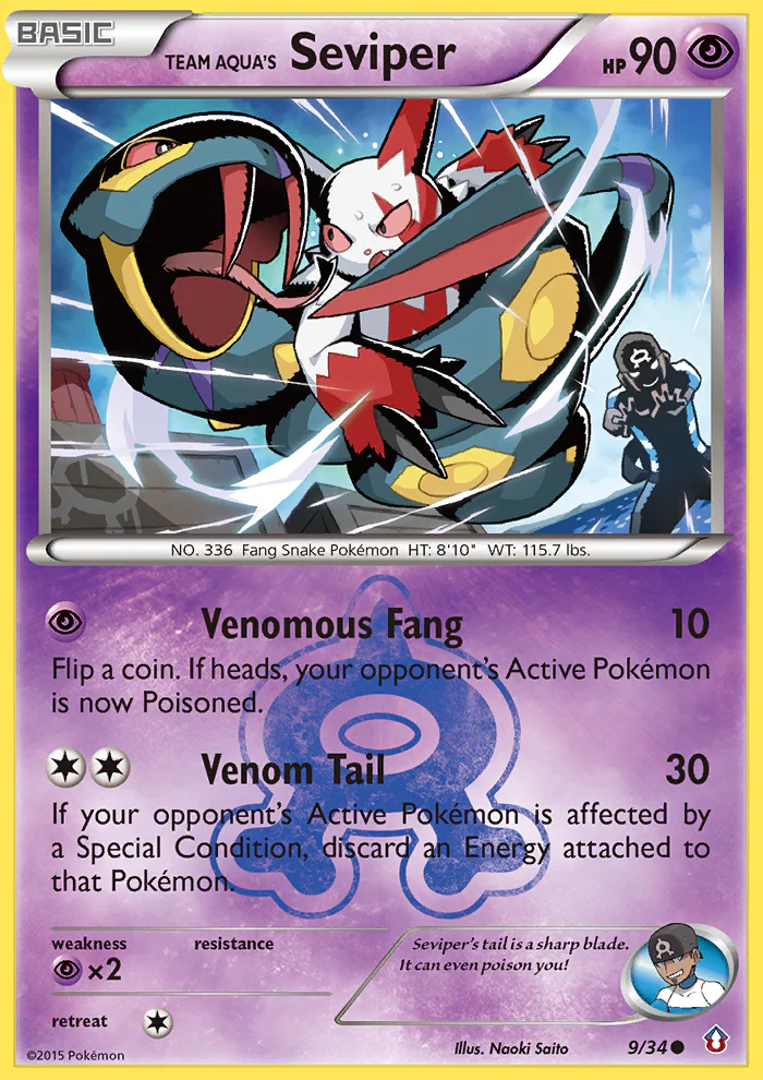 Double Crisis 009 Team Aqua's Seviper