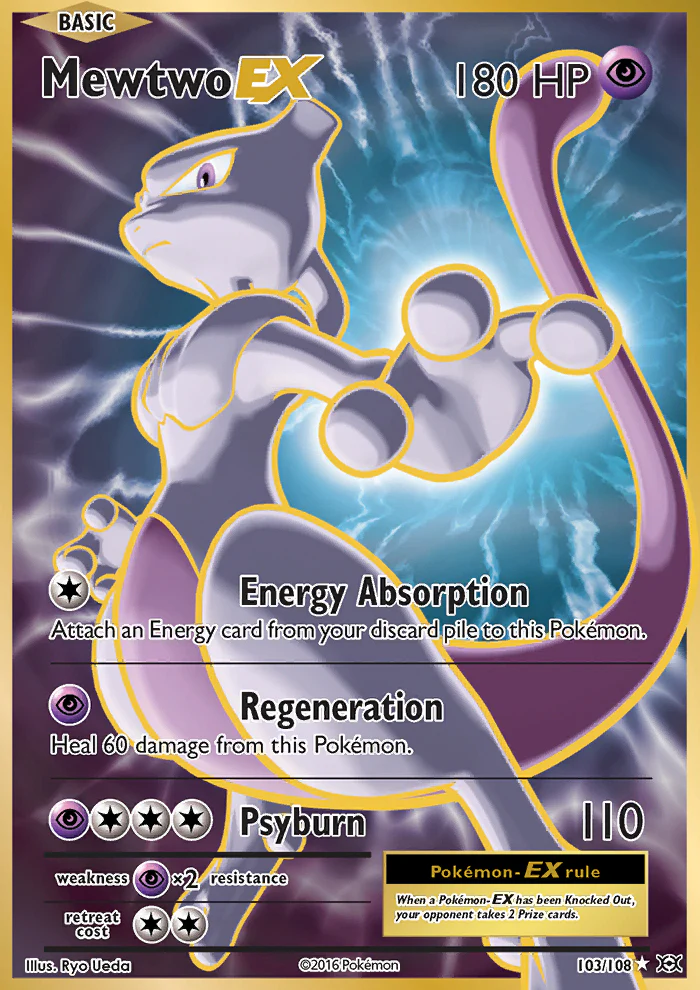 Evolutions 103 Mewtwo-EX