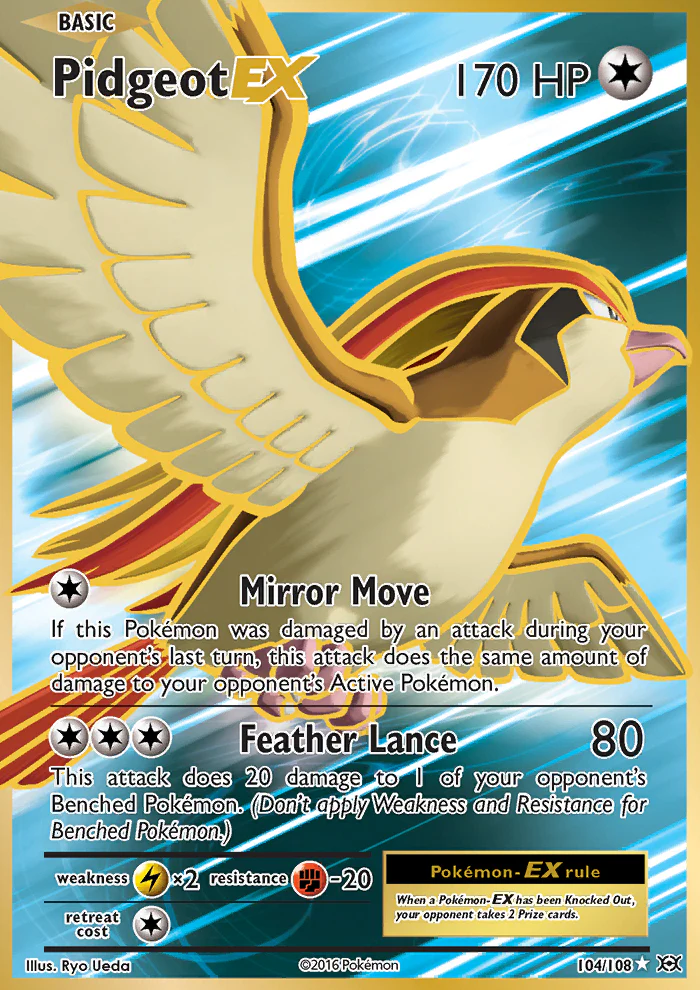 Evolutions 104 Pidgeot-EX