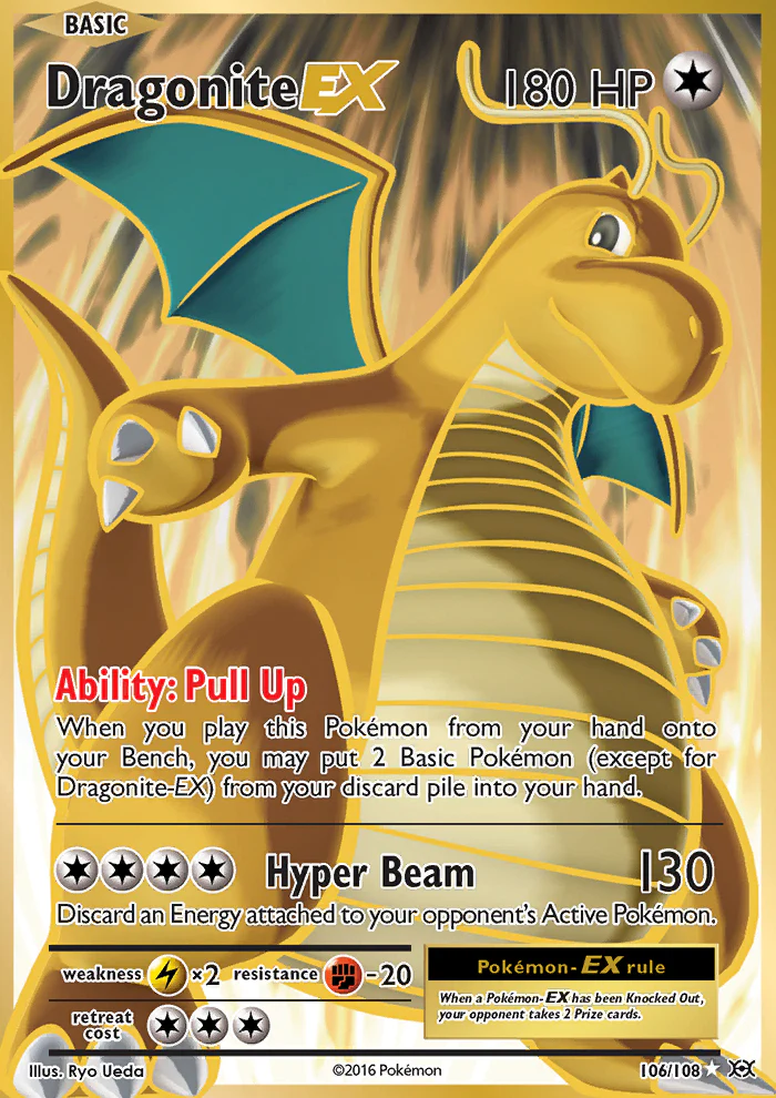 Evolutions 106 Dragonite-EX
