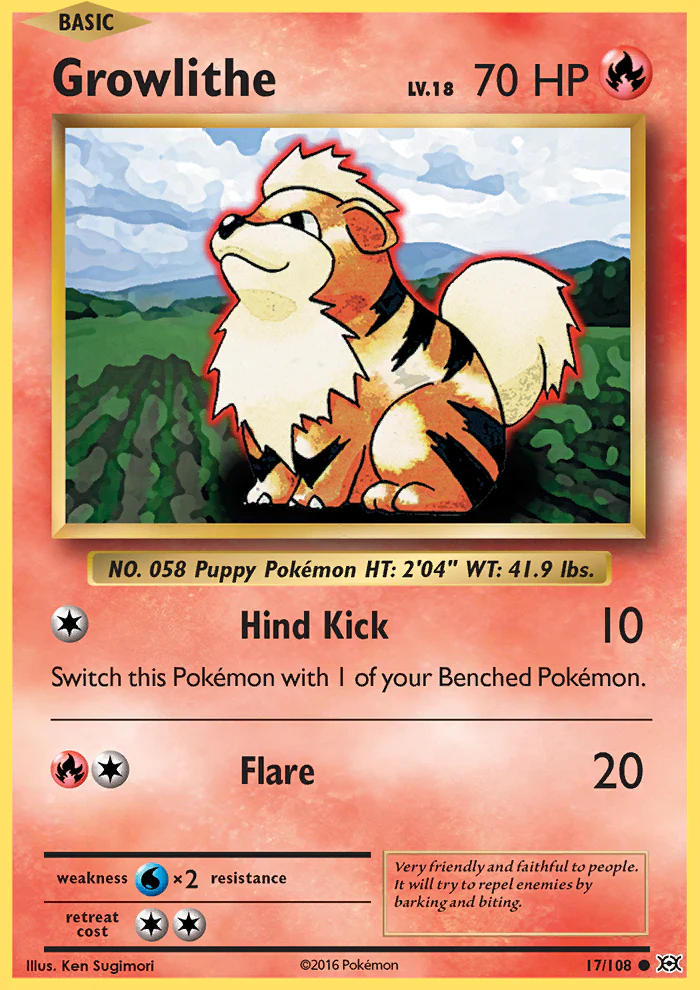 Evolutions 017 Growlithe
