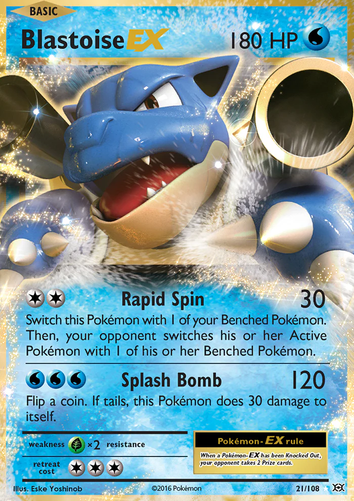 Evolutions 021 Blastoise-EX