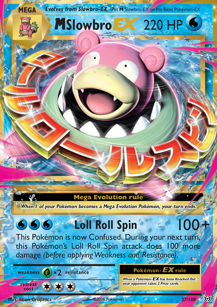 Evolutions 027 M Slowbro-EX