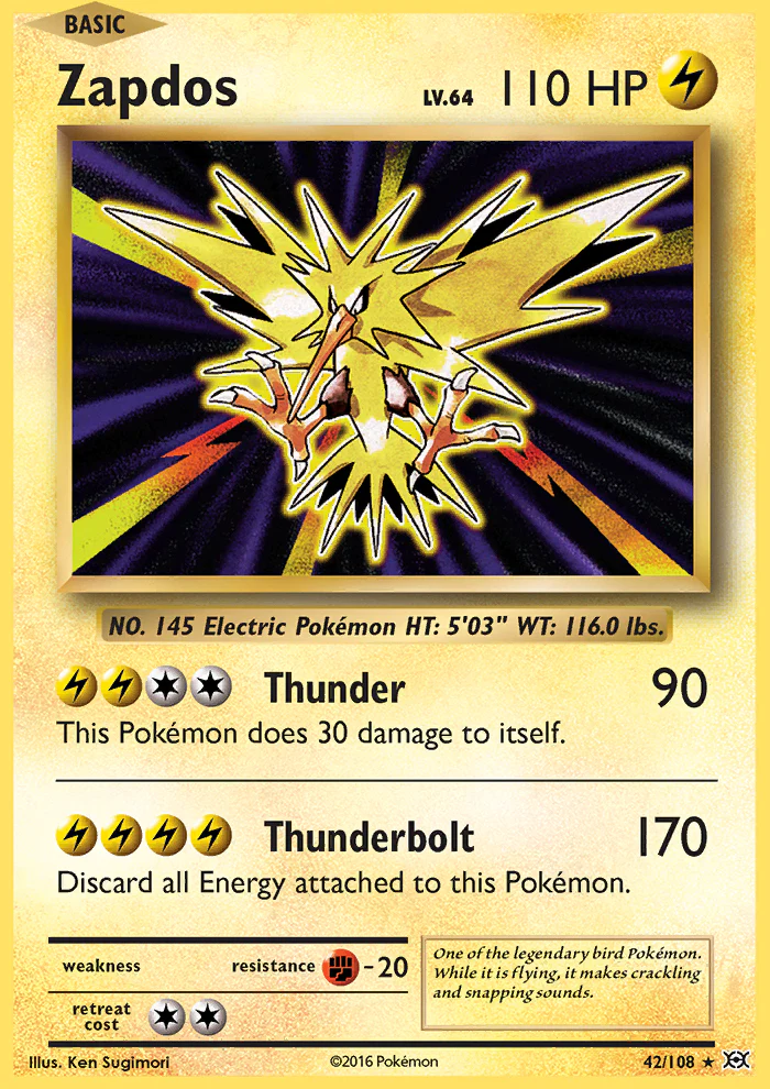 Evolutions 042 Zapdos