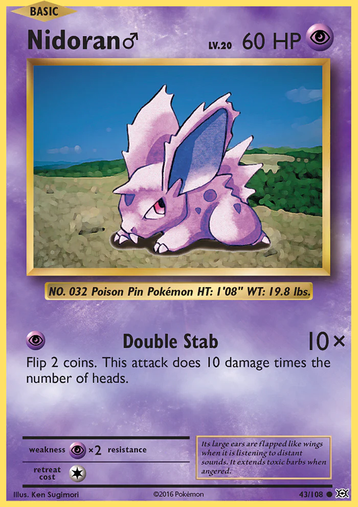Evolutions 043 Nidoran♂