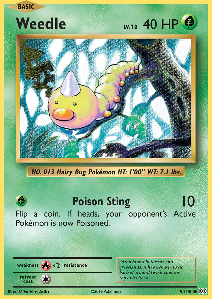 Evolutions 005 Weedle