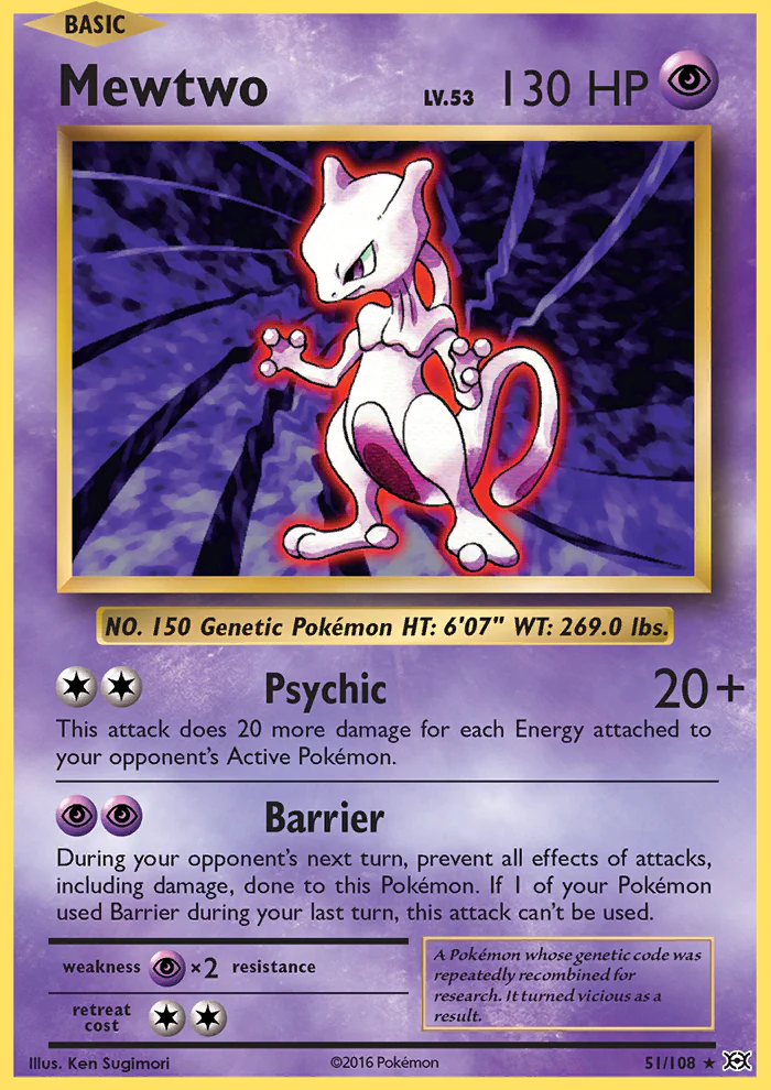 Evolutions 051 Mewtwo