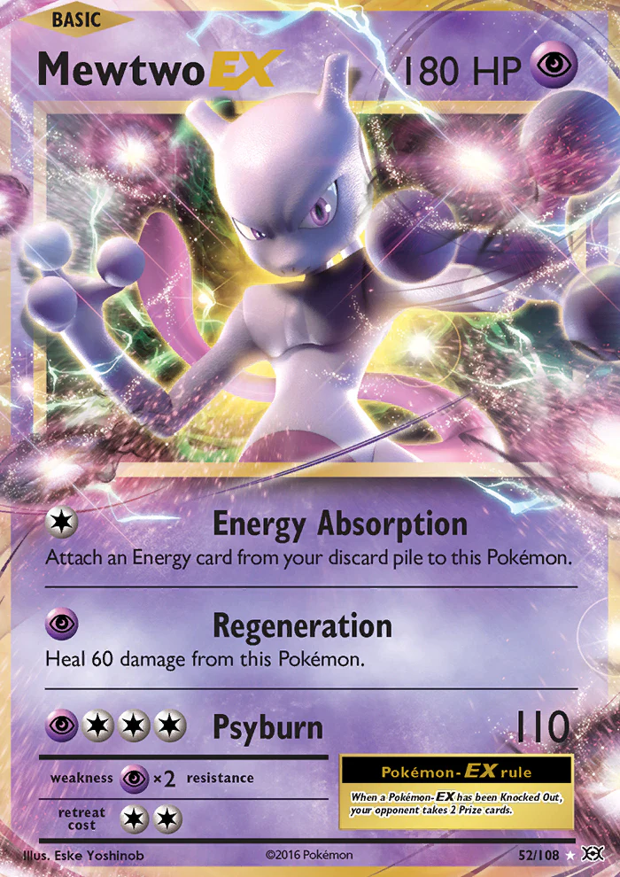 Evolutions 052 Mewtwo-EX