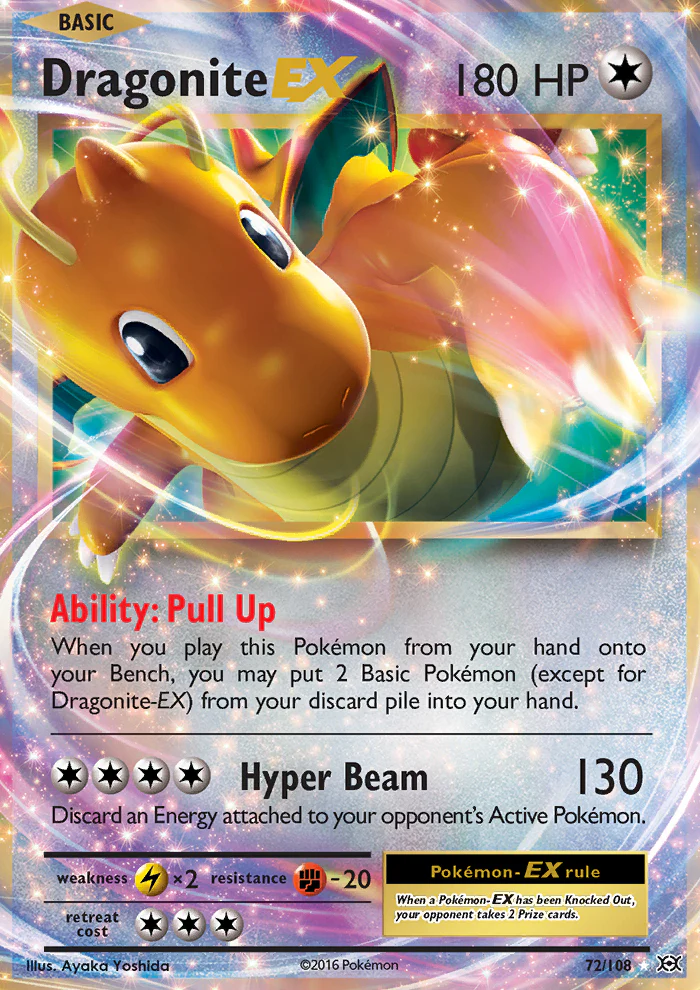 Evolutions 072 Dragonite-EX
