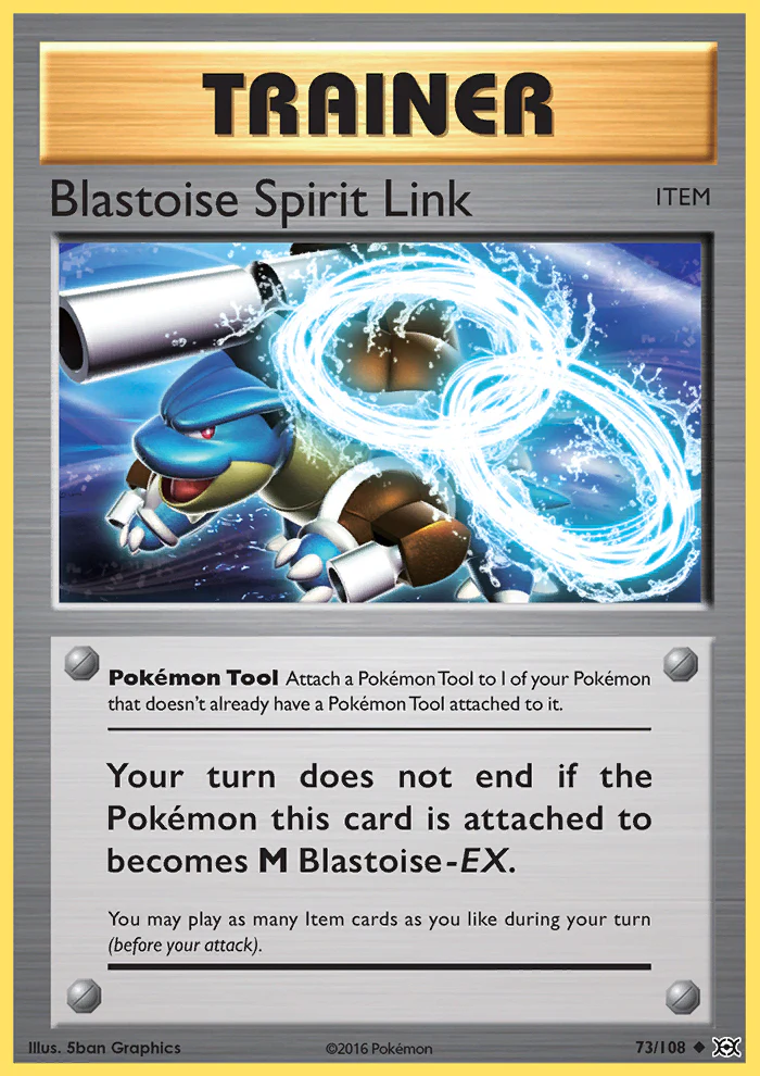Evolutions 073 Blastoise Spirit Link