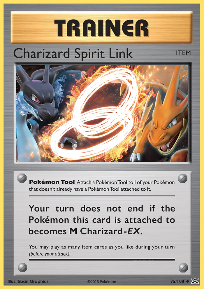 Evolutions 075 Charizard Spirit Link