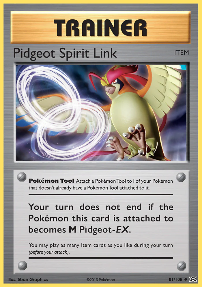 Evolutions 081 Pidgeot Spirit Link