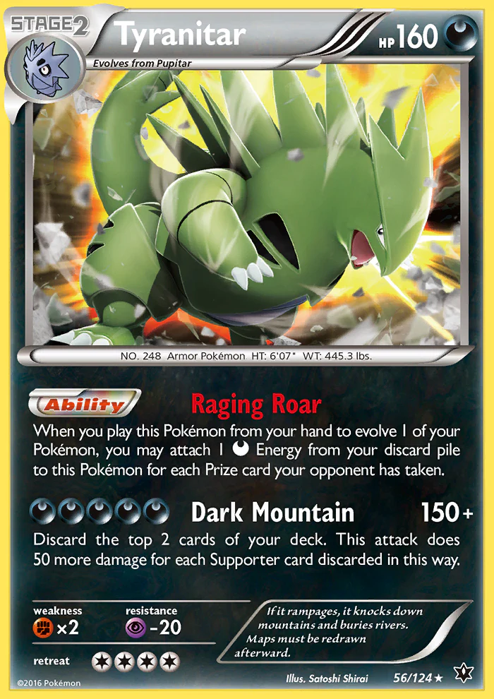 Fates Collide 056 Tyranitar