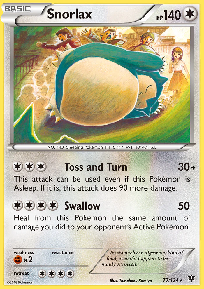 Fates Collide 077 Snorlax