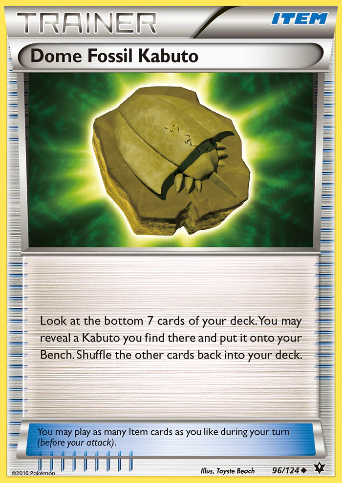 Fates Collide 096 Dome Fossil Kabuto