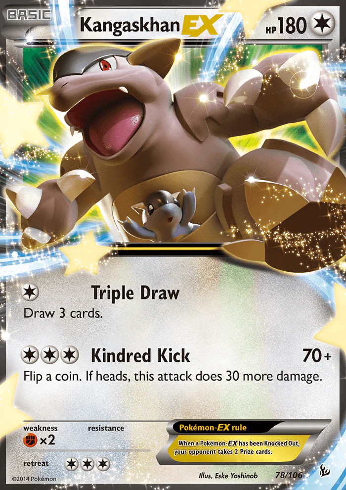 Flashfire 078 Kangaskhan-EX