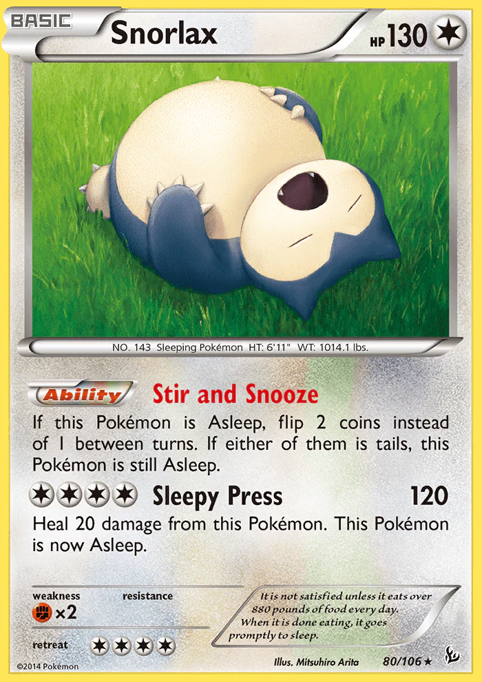 Flashfire 080 Snorlax
