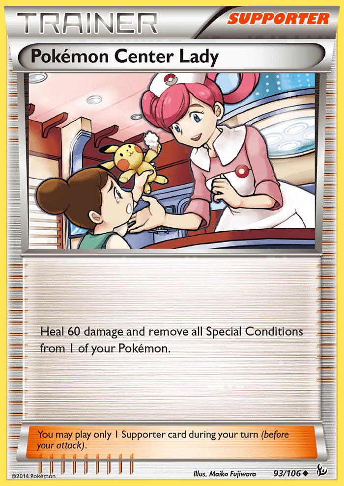 Flashfire 093 Pokemon Center Lady