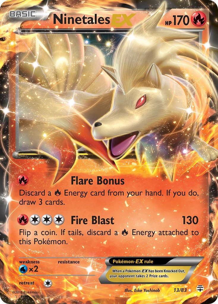 Generations 013 Ninetales-EX