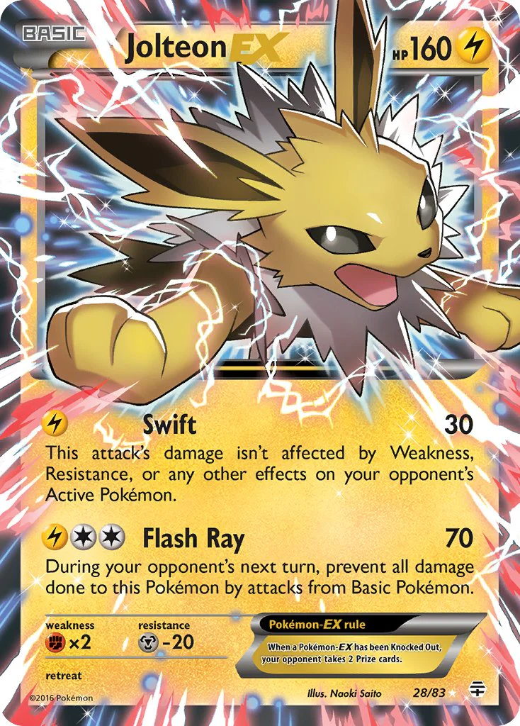 Generations 028 Jolteon-EX
