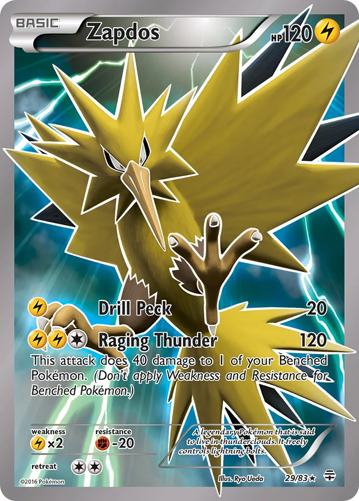 Generations 029 Zapdos