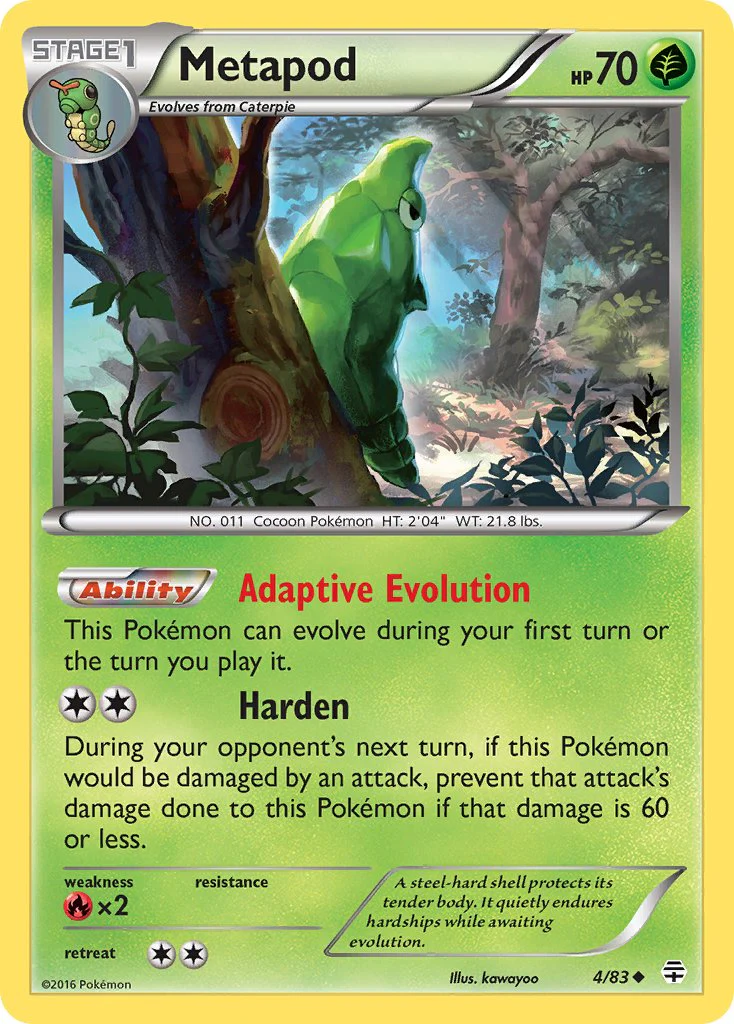 Generations 004 Metapod