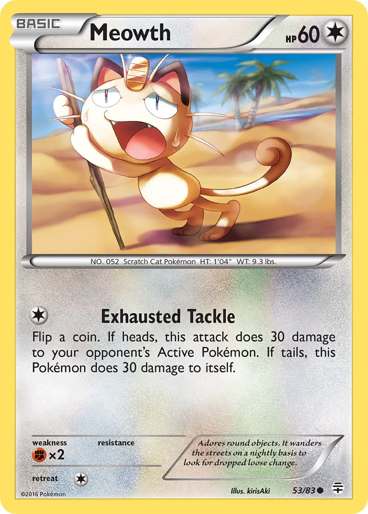 Generations 053 Meowth