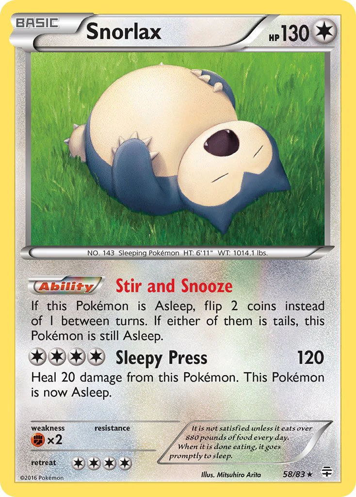 Generations 058 Snorlax