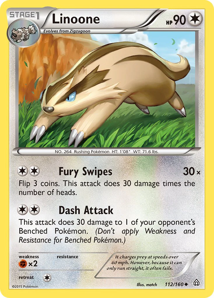 Primal Clash 112 Linoone