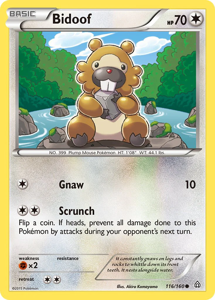 Primal Clash 116 Bidoof