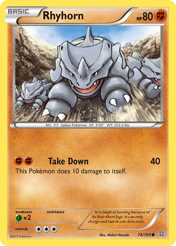 Primal Clash 074 Rhyhorn
