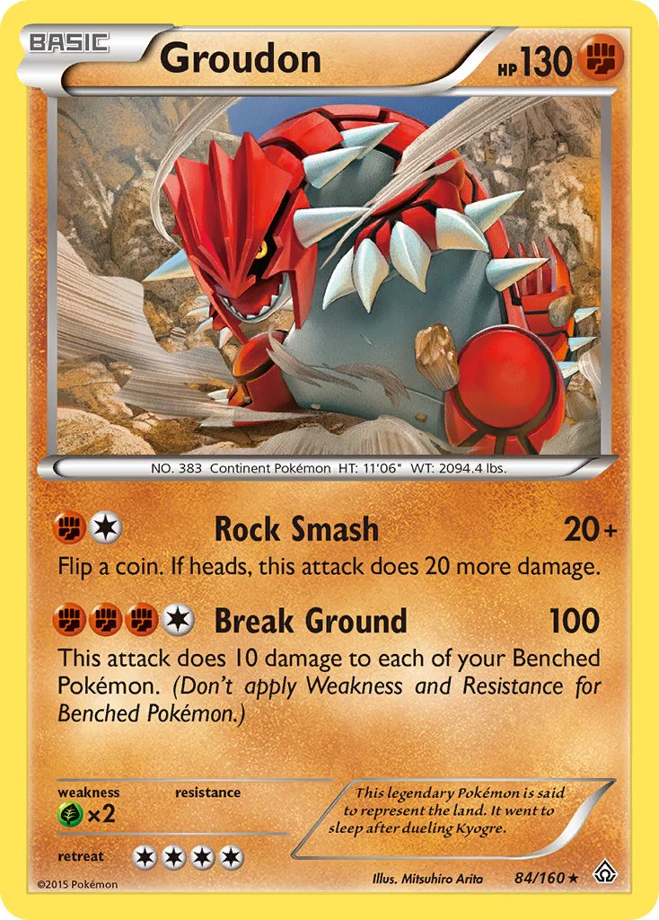 Primal Clash 084 Groudon