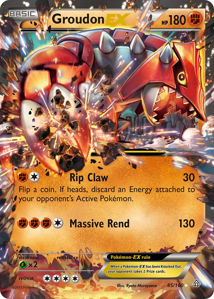 Primal Clash 085 Groudon-EX
